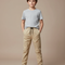 Pantalon Fluide Beige Coton Décontracté Garçon Unicolore