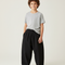 Pantalon Fluide Noir Ample Coton Enfants Unisexe