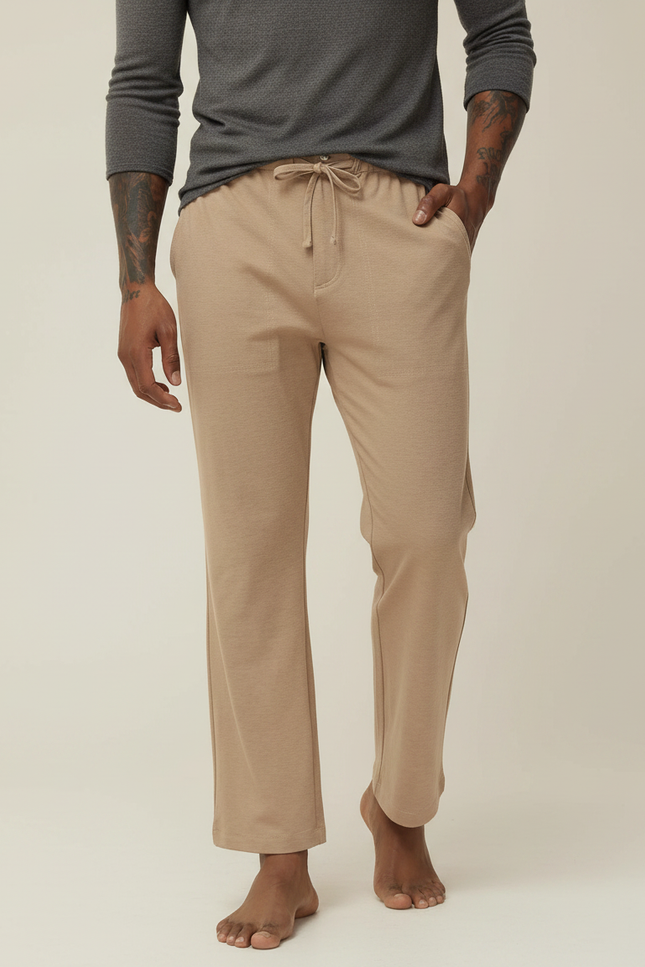 Pantalon Fluide Camel - Molleton