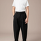 Pantalon Fluide Noir Ample Plissé Confortable Enfant - Polyester