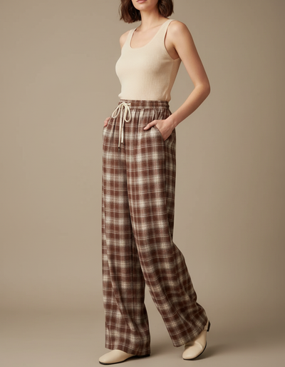 Pantalon Fluide Femme Coton
