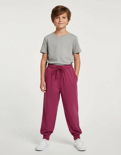 Pantalon Fluide Bordeaux