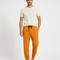 Pantalon Fluide Ocre Jogger Confortable Homme - Orange Viscose