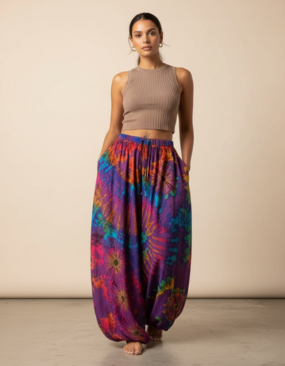 Pantalon Fluide Femme Imprimé
