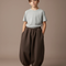 Pantalon Fluide Marron Ample Harem Enfants Décontracté - Molleton