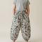 Pantalon Fluide Imprimé Feuilles Ample Coton Enfant
