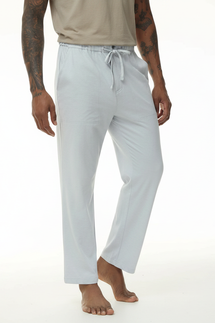 Pantalon Fluide Clair - Bleu Viscose