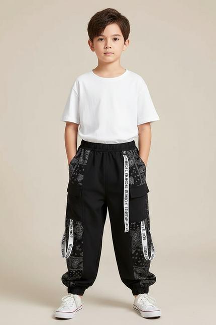 Pantalon Fluide Imprimé Cachemire - Polyester