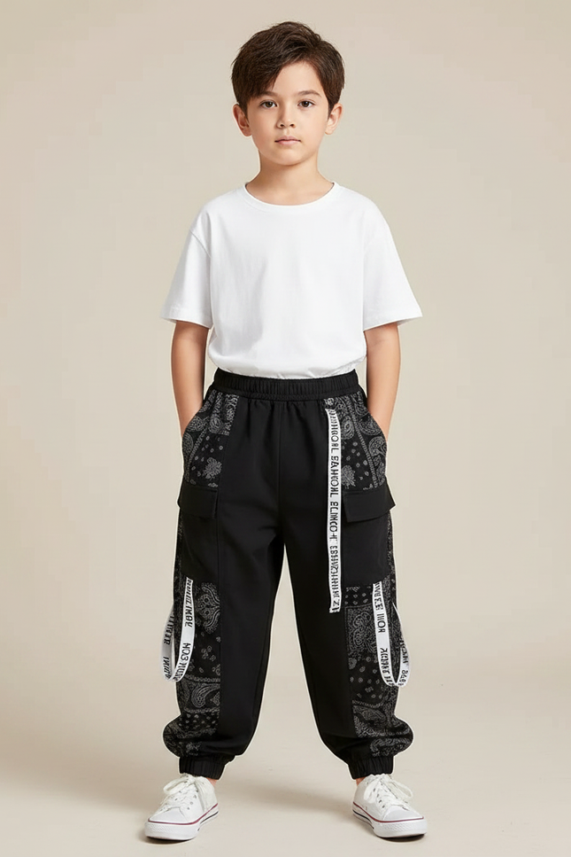 Pantalon Fluide Imprimé Cachemire - Polyester