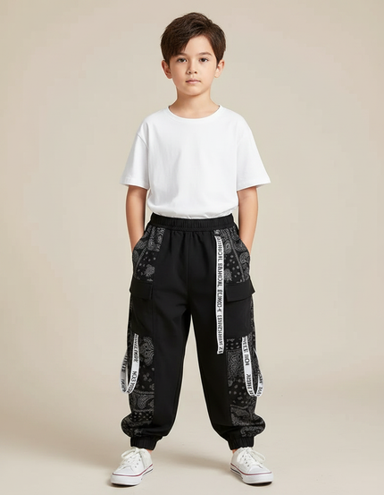Pantalon Fluide Imprimé Cachemire - Polyester