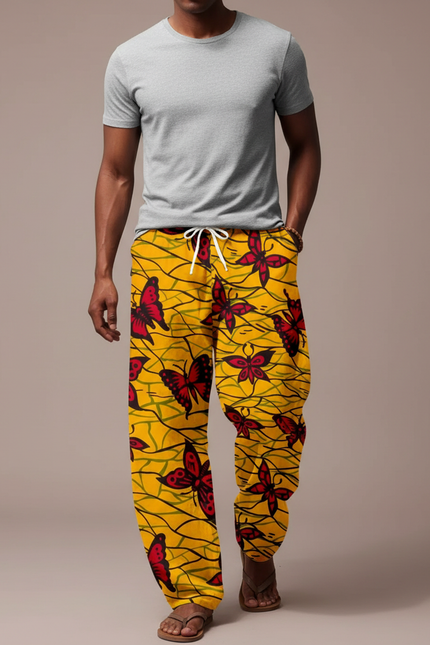 Pantalon Fluide Wax - Jaune Coton