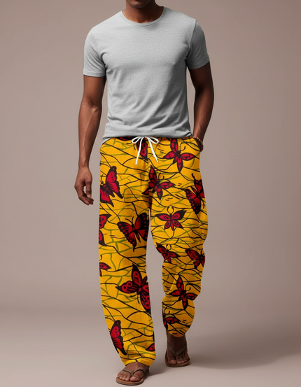 Pantalon Fluide Wax - Jaune Coton