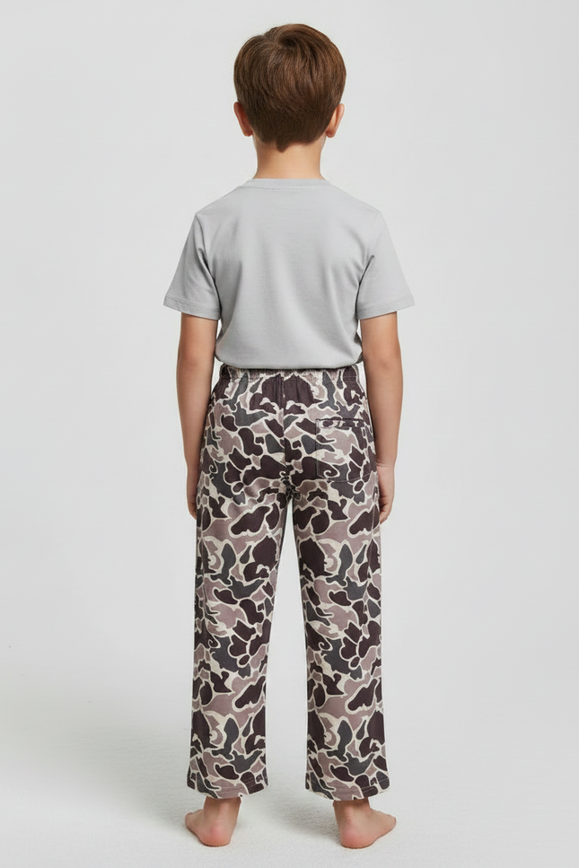 Pantalon Fluide Camouflage Ample Coton Décontracté Enfant - Multicolore - vue 2