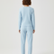Pantalon Fluide Bleu Ciel Côtelé Confortable Enfant - Maille