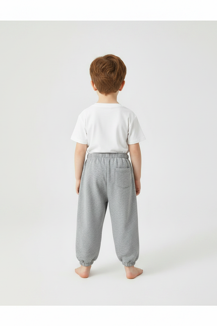Pantalon Fluide Bebe - Gris Molleton - vue 2