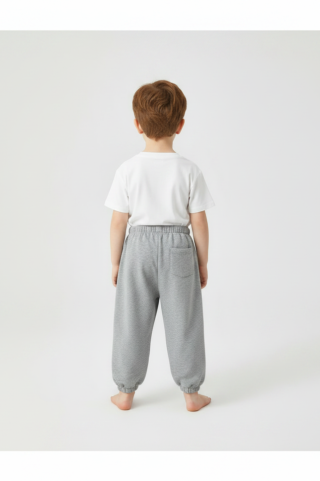 Pantalon Fluide Bebe - Gris Molleton - vue 2