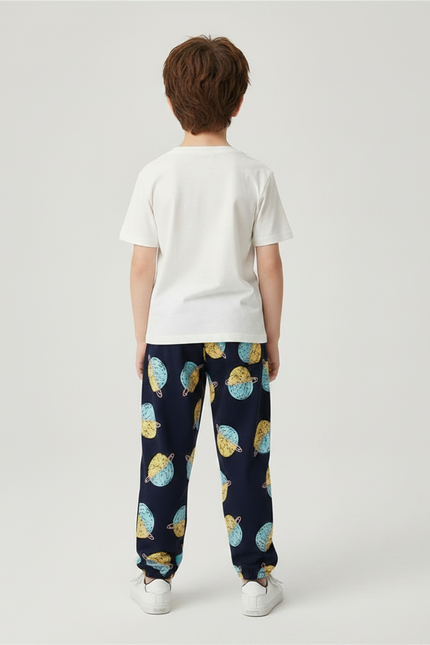 Pantalon Fluide Multicolore - Viscose - vue 2