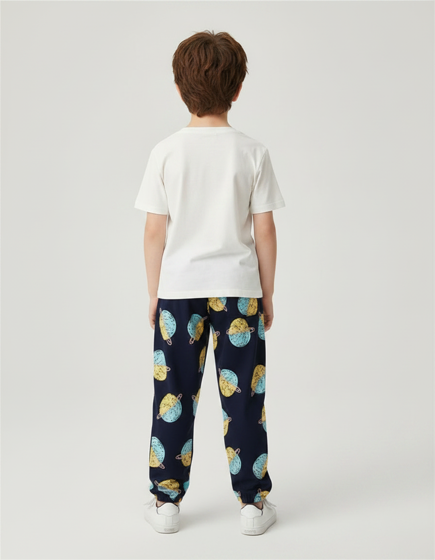 Pantalon Fluide Multicolore - Viscose - vue 2