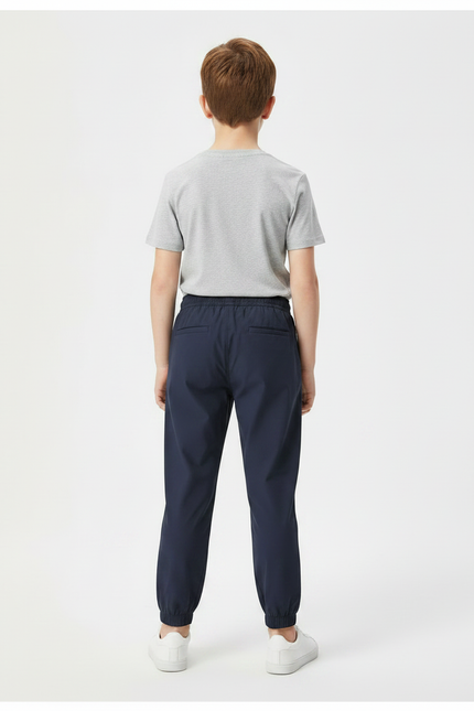 Pantalon Fluide Marine Coton Ample Confortable Enfant - vue 2
