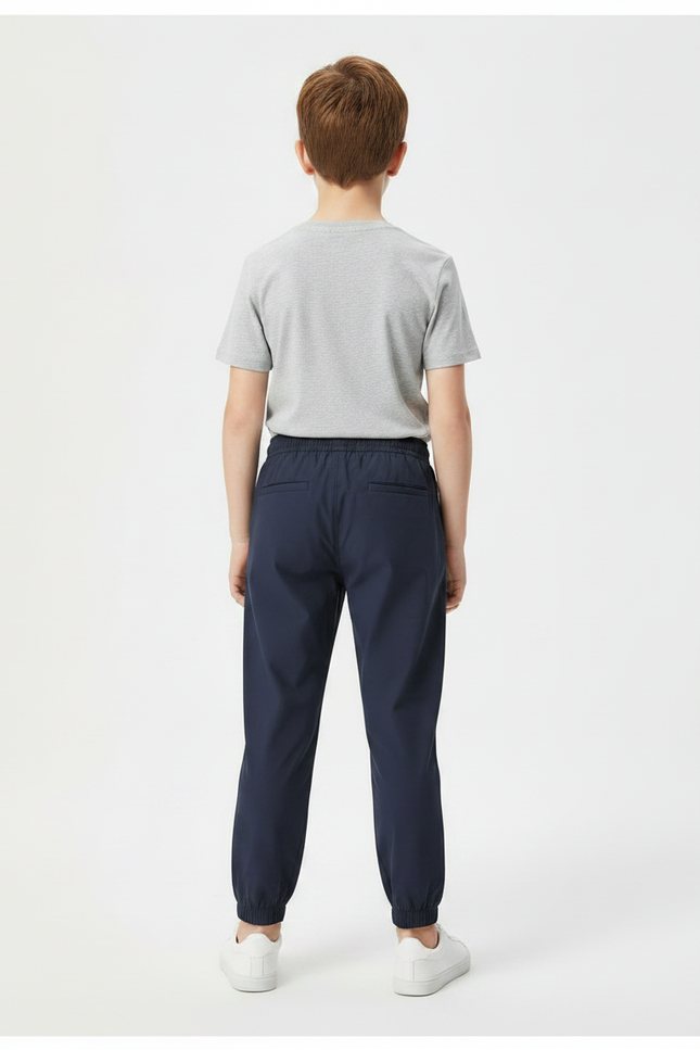 Pantalon Fluide Marine Coton Ample Confortable Enfant - vue 2