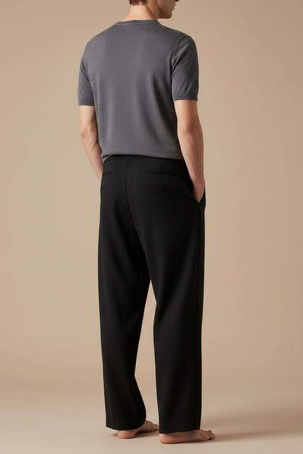 Pantalon Fluide A Nouer - Noir Polyester - vue 2
