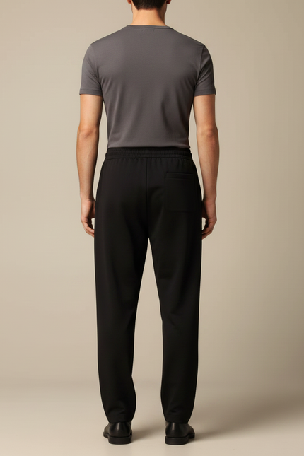 Pantalon Fluide Noir Ample Confortable Homme - Viscose - vue 2