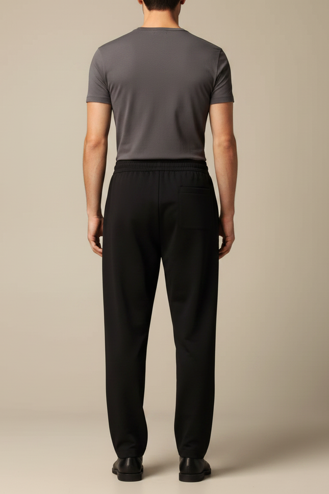 Pantalon Fluide Noir Ample Confortable Homme - Viscose - vue 2