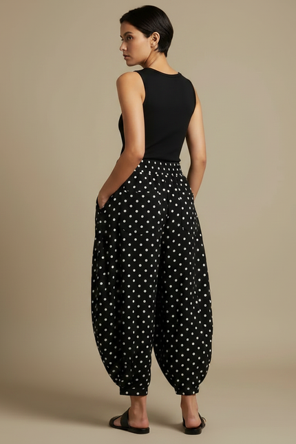 Pantalon Imprimé Femme Fluide - Viscose - vue 2