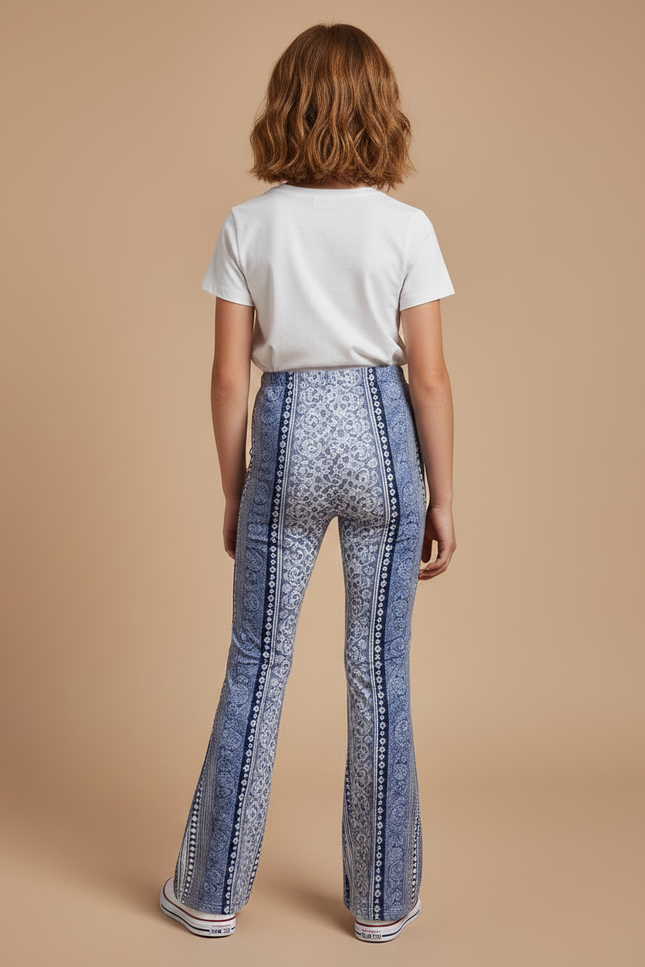 Pantalon Fluide Bandana - Imprimé Viscose - vue 2