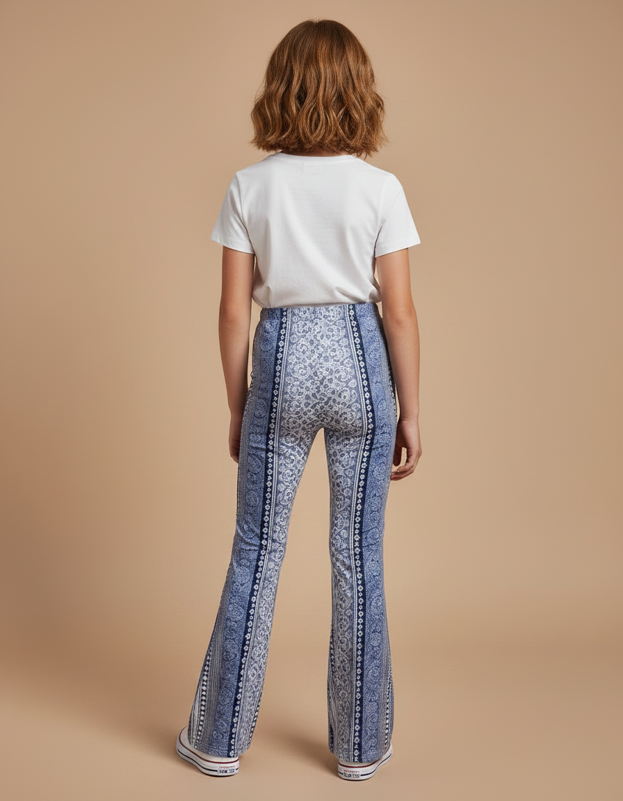 Pantalon Fluide Bandana - Imprimé Viscose - vue 2