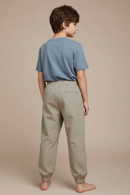 Pantalon Fluide Kaki Sport Décontracté Respirant Garçon - Polyester - vue 2