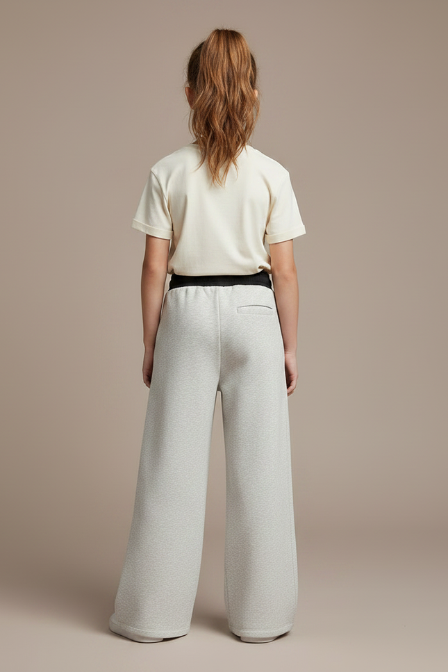 Pantalon Jersey Fluide - Gris Molleton - vue 2