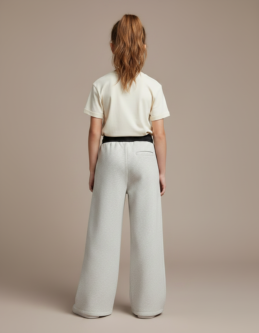 Pantalon Jersey Fluide - Gris Molleton - vue 2