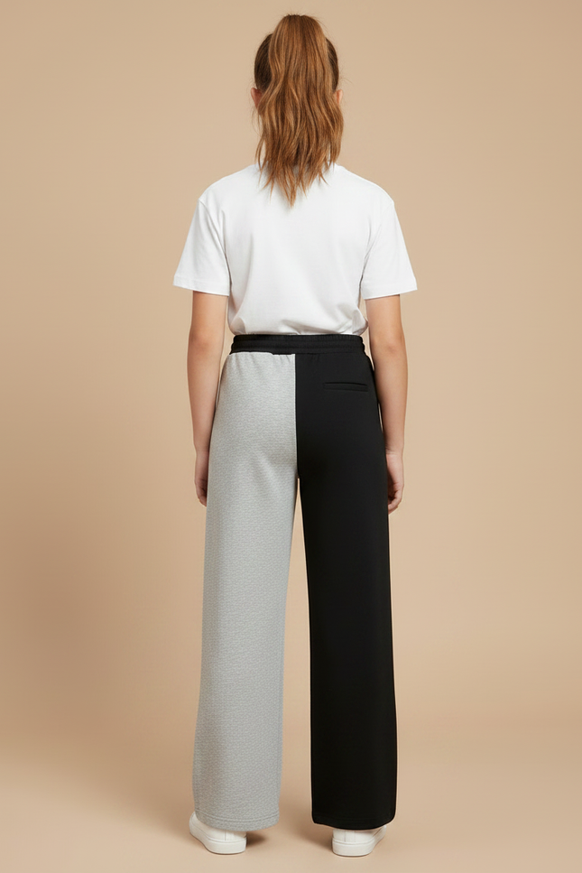 Pantalon Fluide Noeud Taille - Multicolore Molleton - vue 2