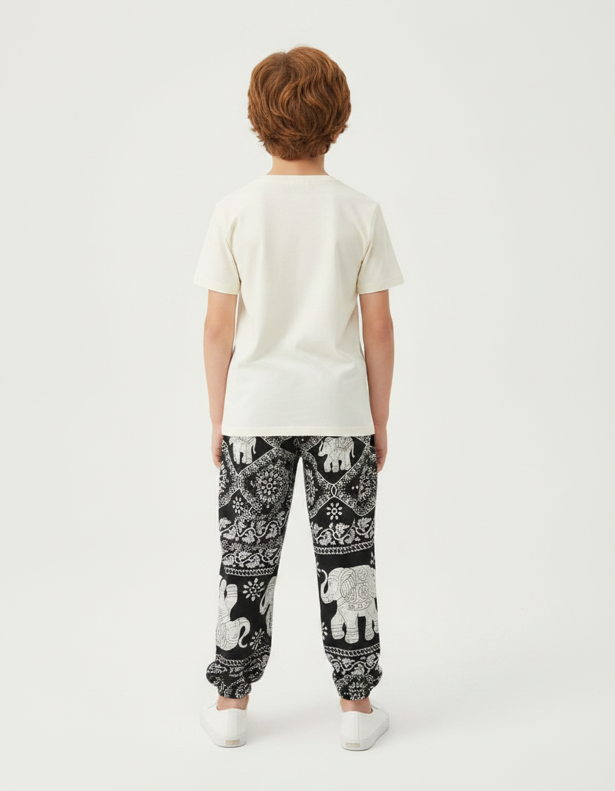 Pantalon Fluide Thailande - Imprimé Viscose - vue 2