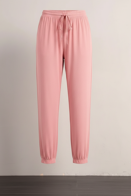 Pantalon Fluide Femme Rose - Viscose - vue 3