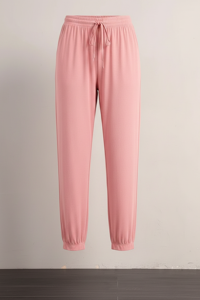 Pantalon Fluide Femme Rose - Viscose - vue 3