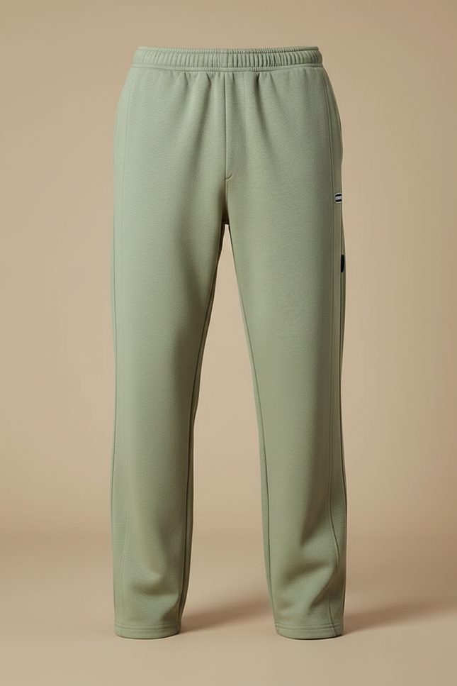 Pantalon Fluide Vert Ample Décontracté Sport Homme - Kaki Molleton - vue 3