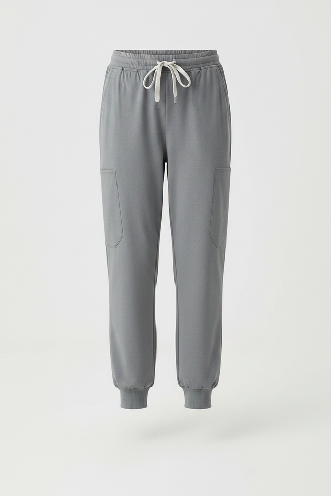 Pantalon Fluide Gris Décontracté Élastique Fille - Molleton - vue 3
