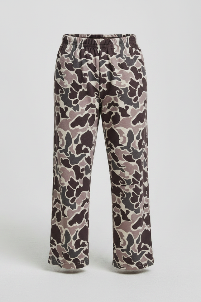 Pantalon Fluide Camouflage Ample Coton Décontracté Enfant - Multicolore - vue 3