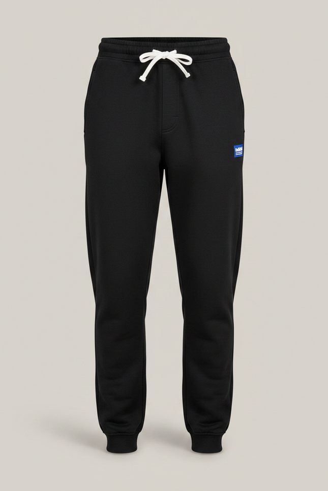 Pantalon Fluide Noir Ample Sport Décontracté Garçon - Molleton - vue 3