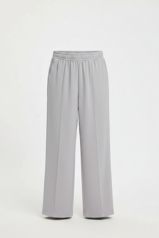 Pantalon Fluide Gris Ample Décontracté Enfant Garçon - Polyester - vue 3