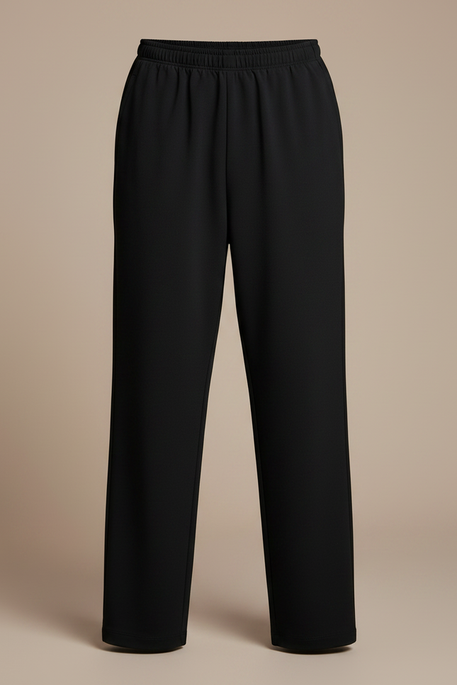 Pantalon Fluide Noir Ample Décontracté Enfant Garcon - Polyester - vue 3