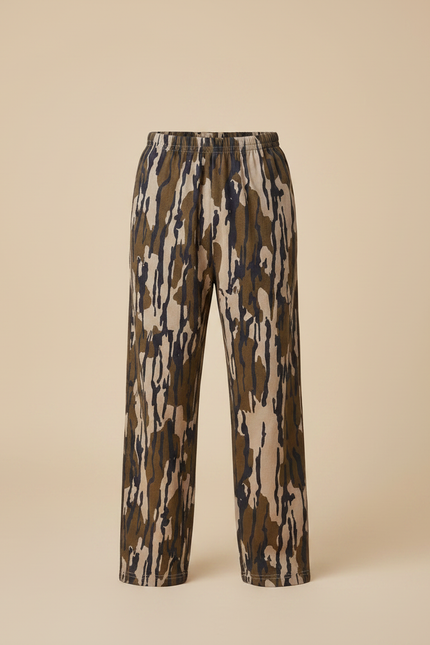 Pantalon Fluide Camouflage Ample Confortable Enfant - Imprimé Maille - vue 3
