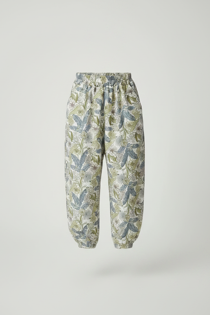 Pantalon Fluide Imprimé Floral Ample Léger Enfant - Viscose - vue 3