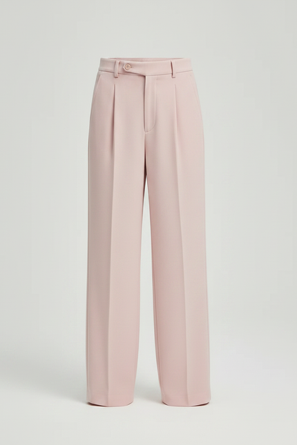 Pantalon Fluide Rose Ample Plissé Confortable Enfant - Polyester - vue 3