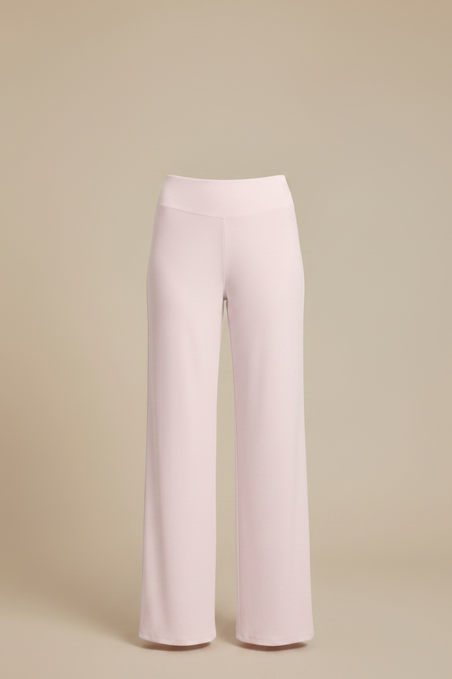 Pantalon Fluide Lycra Femme - Rose Polyester - vue 3