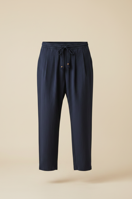 Ensemble Chemise Pantalon Fluide Homme - Marine Lin - vue 3