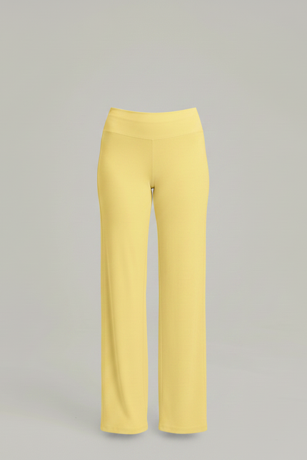 Pantalon Fluide Jaune Ample Décontracté Confortable Sportif - Maille - vue 3