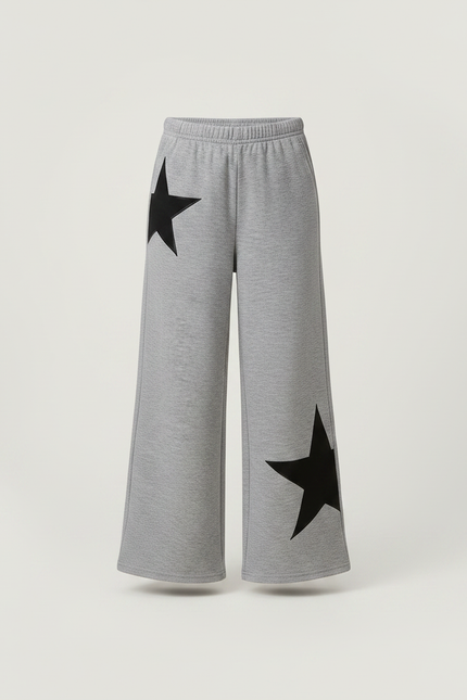 Pantalon Fluide Motifs - Gris Molleton - vue 3